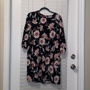 Knee length flower dress